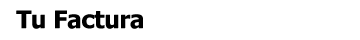 Tu Factura